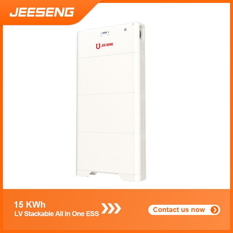 15KWh de baixa tensão All In One Sistema de armazenamento de energia empilhável ESS empilhável com tecnologia BMS avançada
