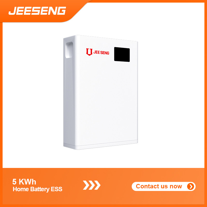 Sistema de armazenamento de energia em casa montado na parede de 5KWh com tecnologia BMS avançada para sistema de energia solar