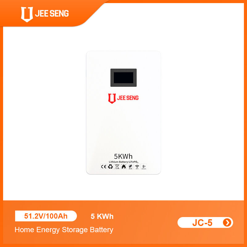 Sistema de armazenamento de energia em casa montado na parede de 5KWh com tecnologia BMS avançada para sistema de energia solar