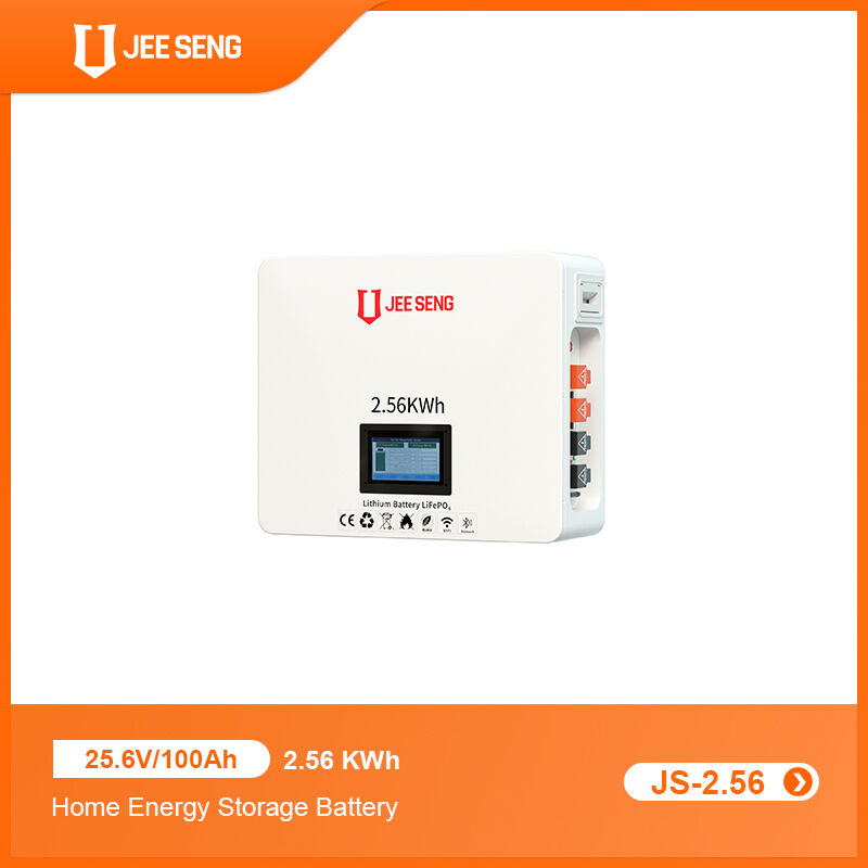 2.56KWh Sistema de armazenamento de energia em casa montado na parede com tecnologia BMS avançada para sistema de energia solar
