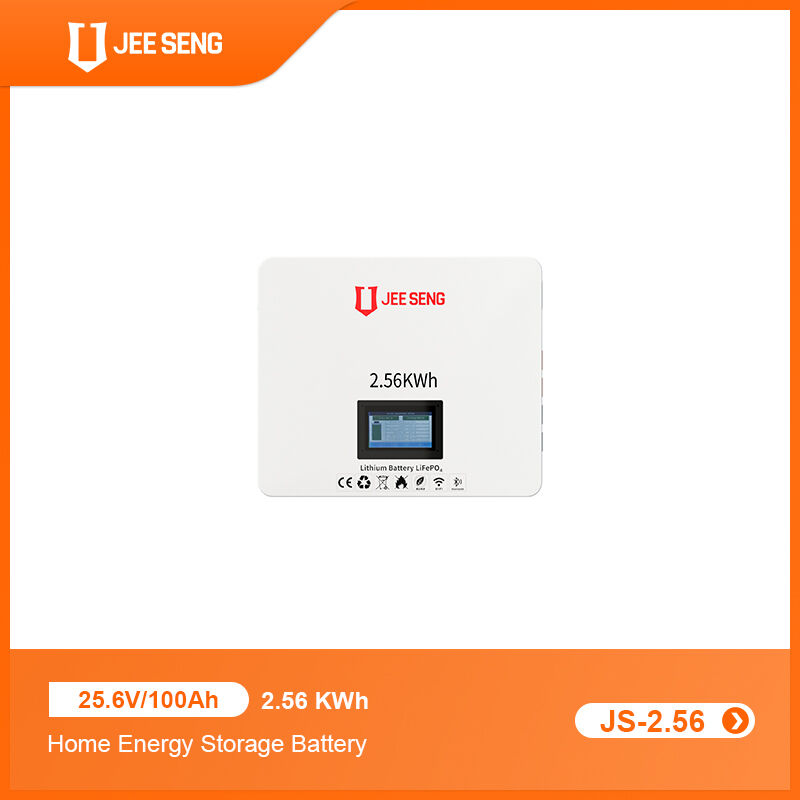 2.56KWh Sistema de armazenamento de energia em casa montado na parede com tecnologia BMS avançada para sistema de energia solar