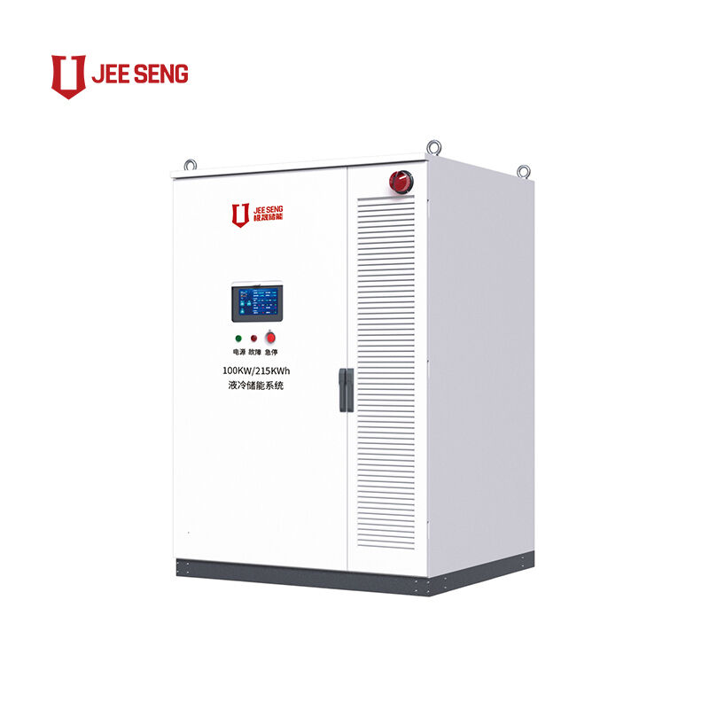 100KW 215KWh Armário de armazenamento de energia refrigerado a líquido para sistema de armazenamento de energia industrial e comercial