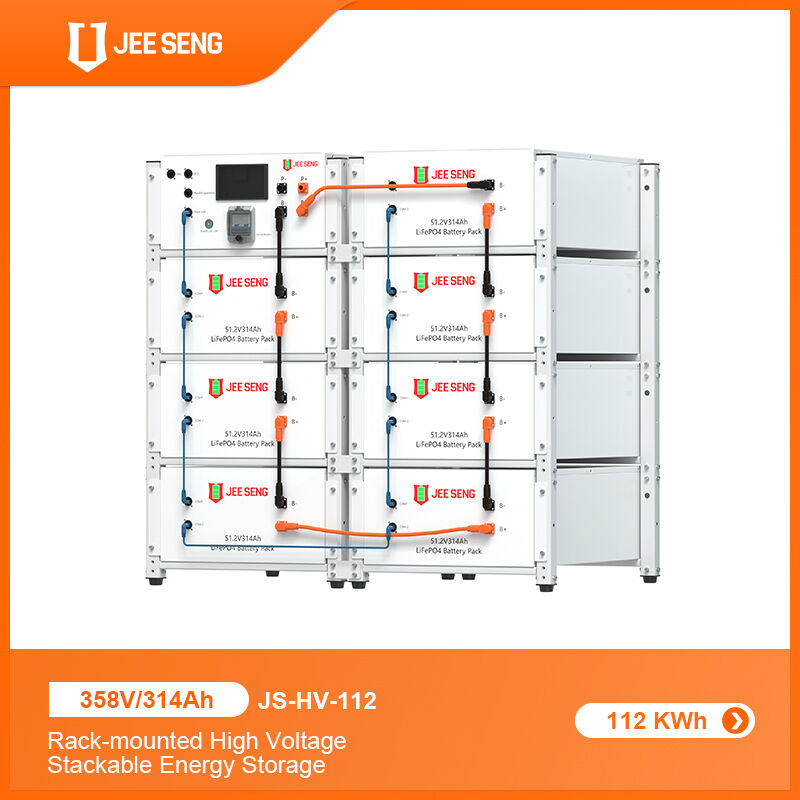 Bateria de lítio de alta tensão empilhável para energia solar