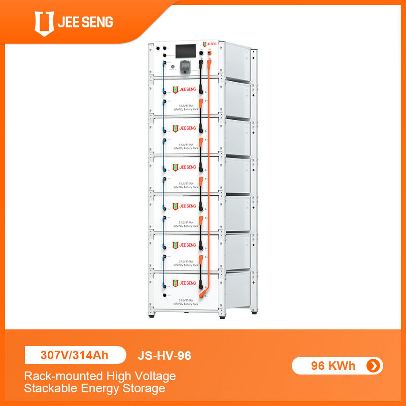 Bateria de lítio de alta tensão empilhável para energia solar